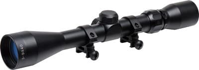 Truglo Trushot Rifle Scope W/Weaver Style Rings - 3-9X40MM 11.52-37.7' 3.15-3.94" Matte