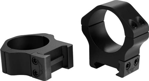 Warne 2-Piece Maxima Horizontal Fixed Scope Rings 30MM PA Low - Matte Black