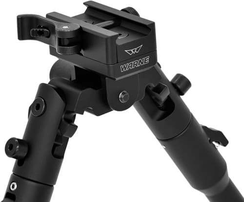 Warne Skyline Precision Lite Bipod with QD Picatinny Rail Interface Black
