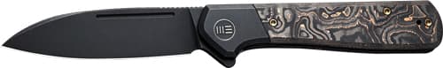 WE Knife Soothsayer 3.48" - Black Titanium/Black Stonewas