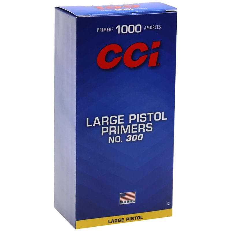 CCI Standard Primers #300 Large Pistol - 1000/Ct